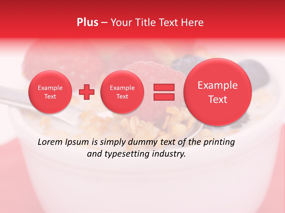 Fruit Grain Cereal PowerPoint Template
