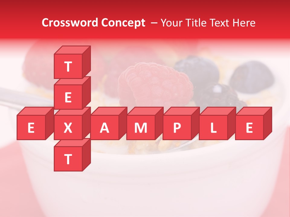 Fruit Grain Cereal PowerPoint Template