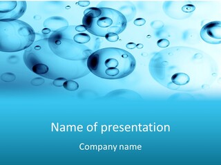 Painting Line Swimming PowerPoint Template