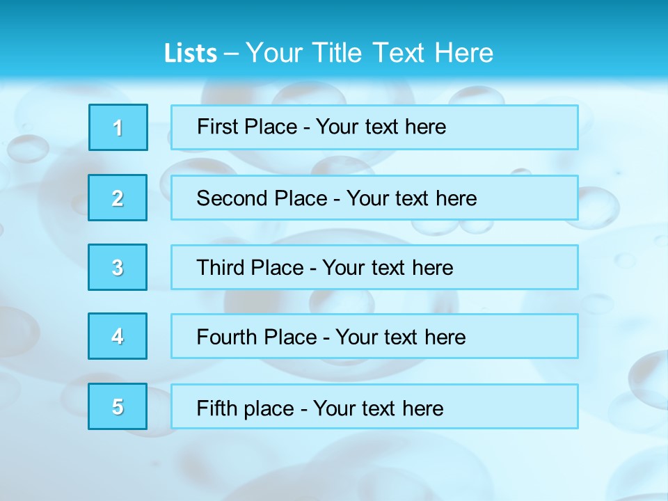 Painting Line Swimming PowerPoint Template