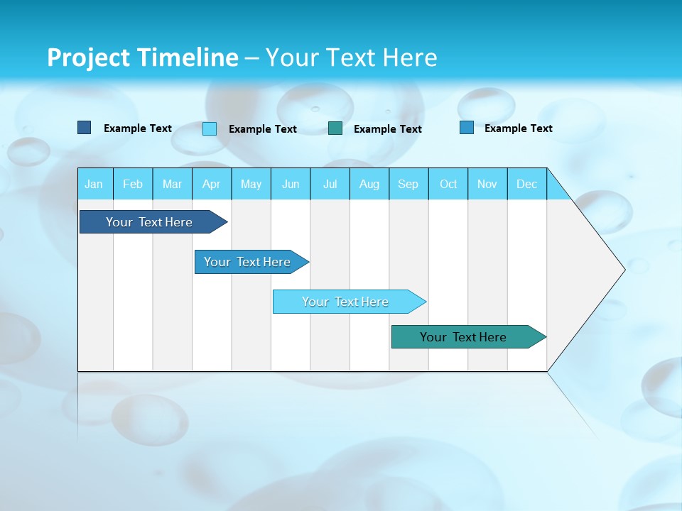 Painting Line Swimming PowerPoint Template