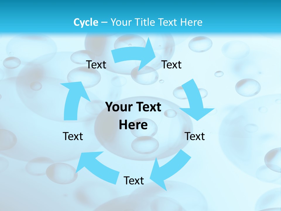 Painting Line Swimming PowerPoint Template