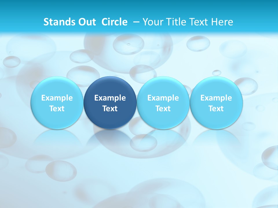 Painting Line Swimming PowerPoint Template