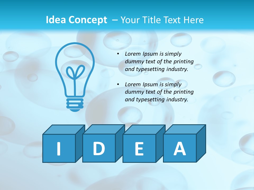 Painting Line Swimming PowerPoint Template