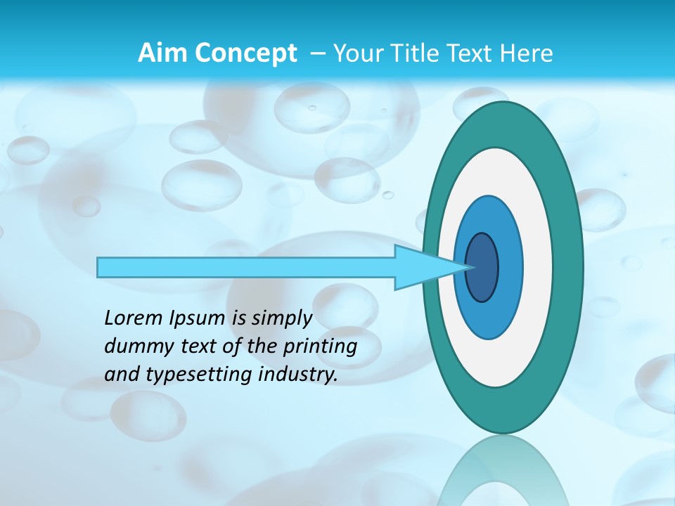 Painting Line Swimming PowerPoint Template