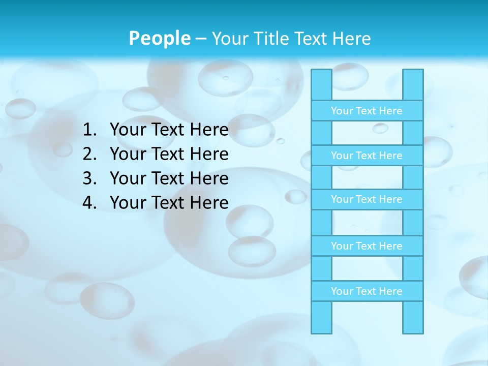 Painting Line Swimming PowerPoint Template