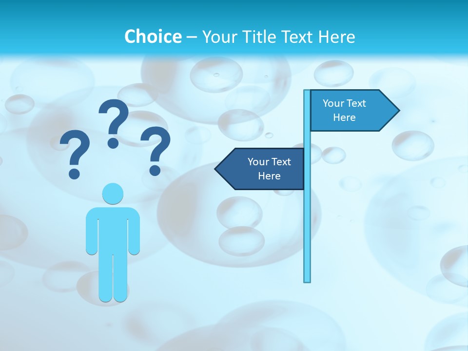 Painting Line Swimming PowerPoint Template