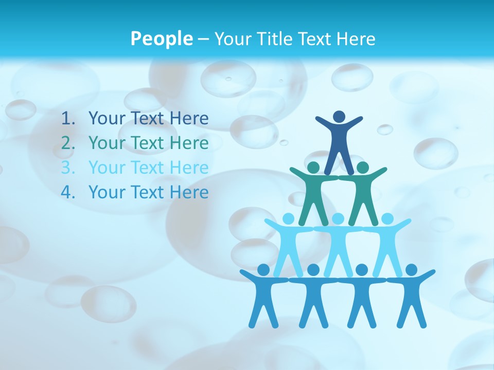 Painting Line Swimming PowerPoint Template