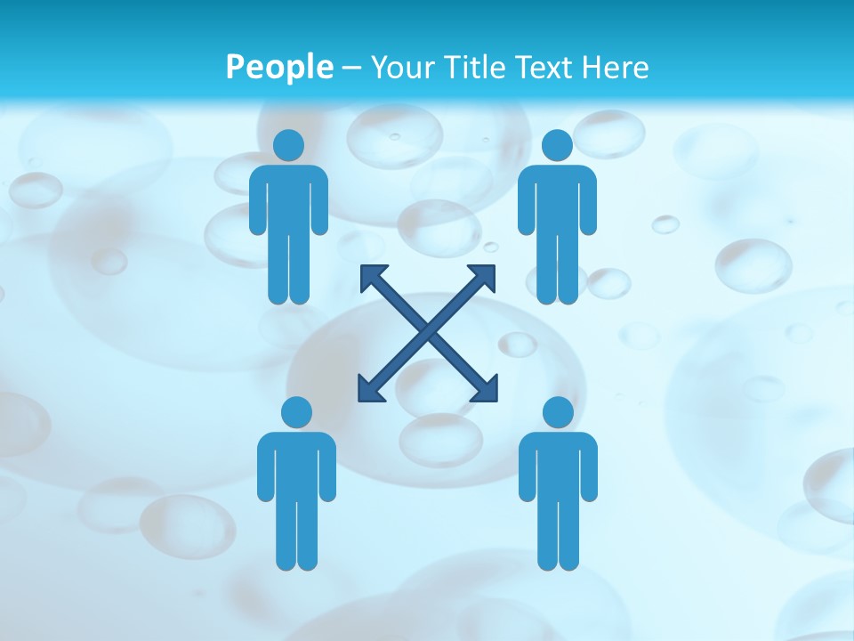 Painting Line Swimming PowerPoint Template