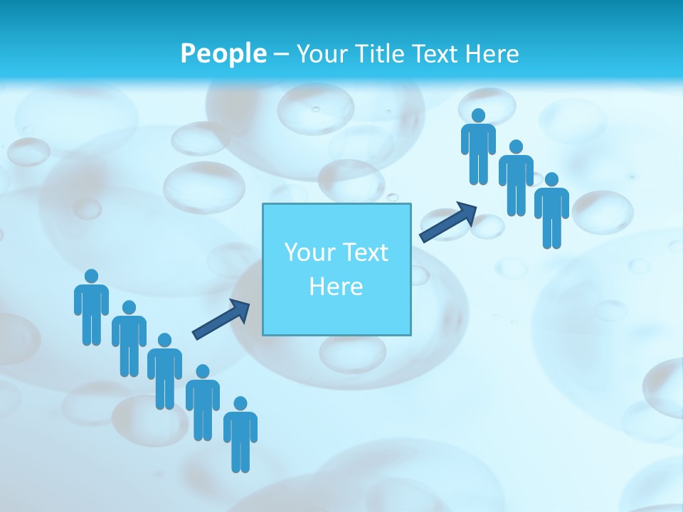 Painting Line Swimming PowerPoint Template