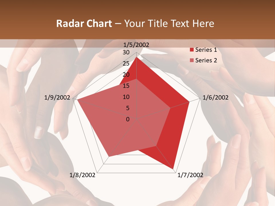 Peace Arms Black PowerPoint Template