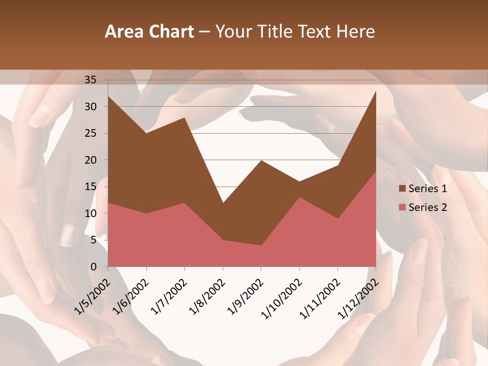 Peace Arms Black PowerPoint Template
