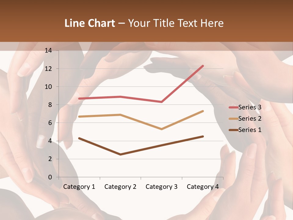 Peace Arms Black PowerPoint Template