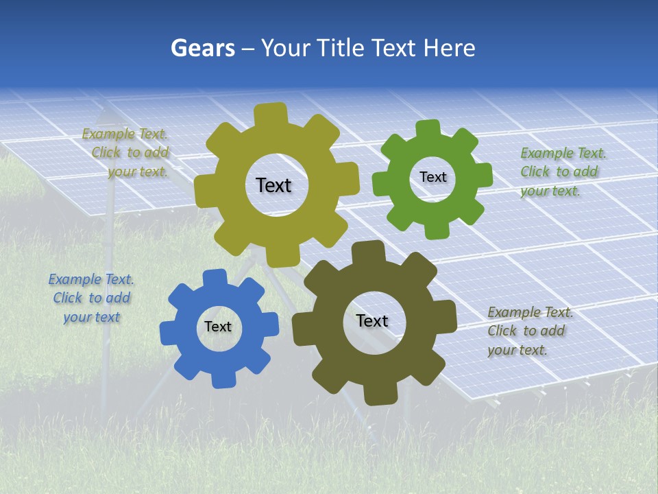Meadow Generation Generator PowerPoint Template