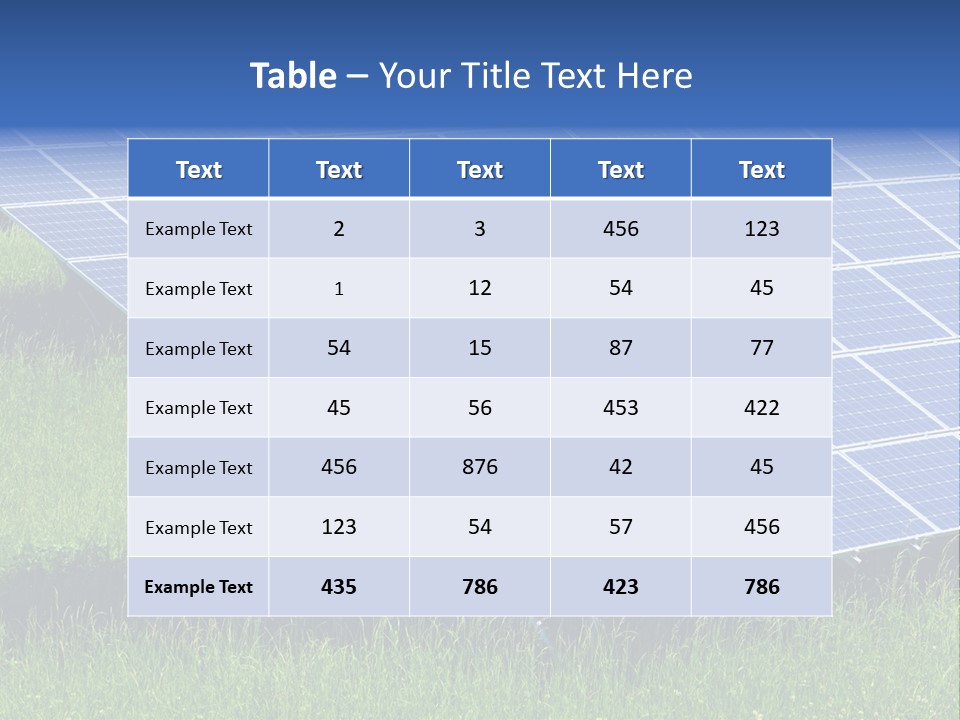 Meadow Generation Generator PowerPoint Template