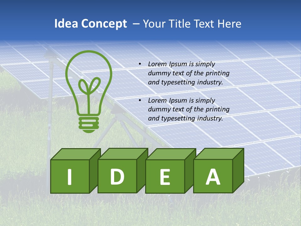 Meadow Generation Generator PowerPoint Template
