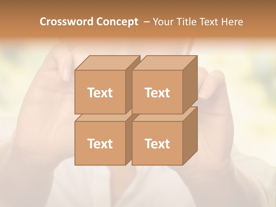 Stress Healthy Caucasian PowerPoint Template