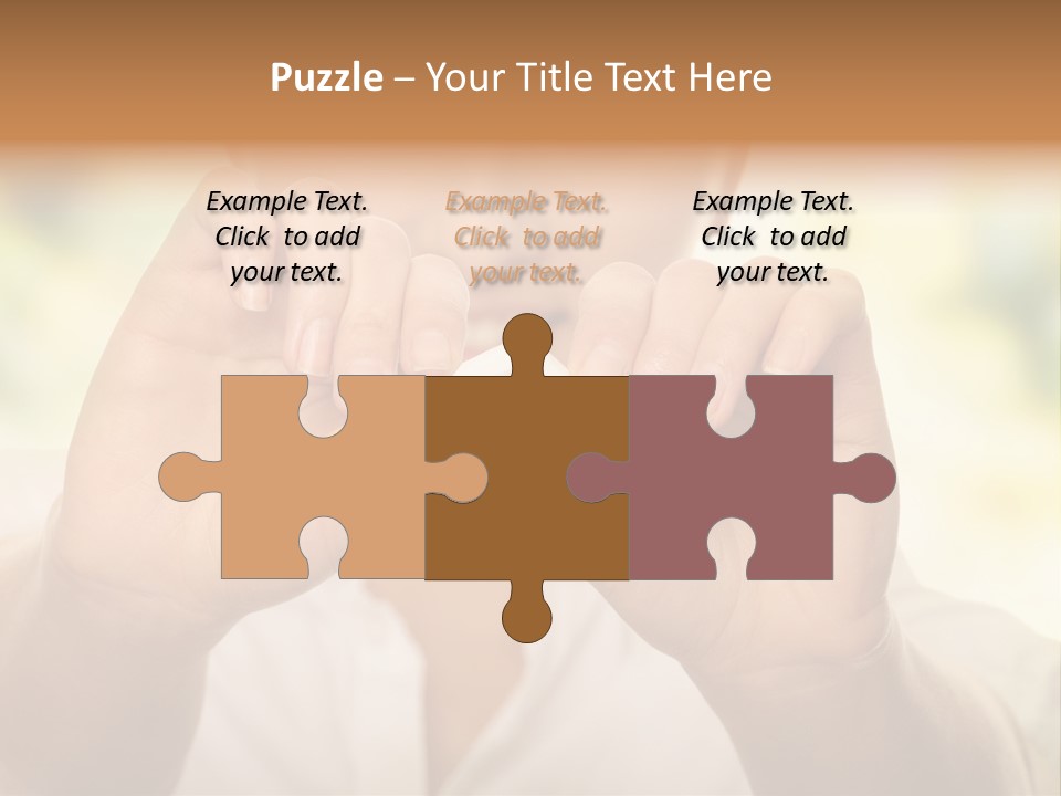 Stress Healthy Caucasian PowerPoint Template