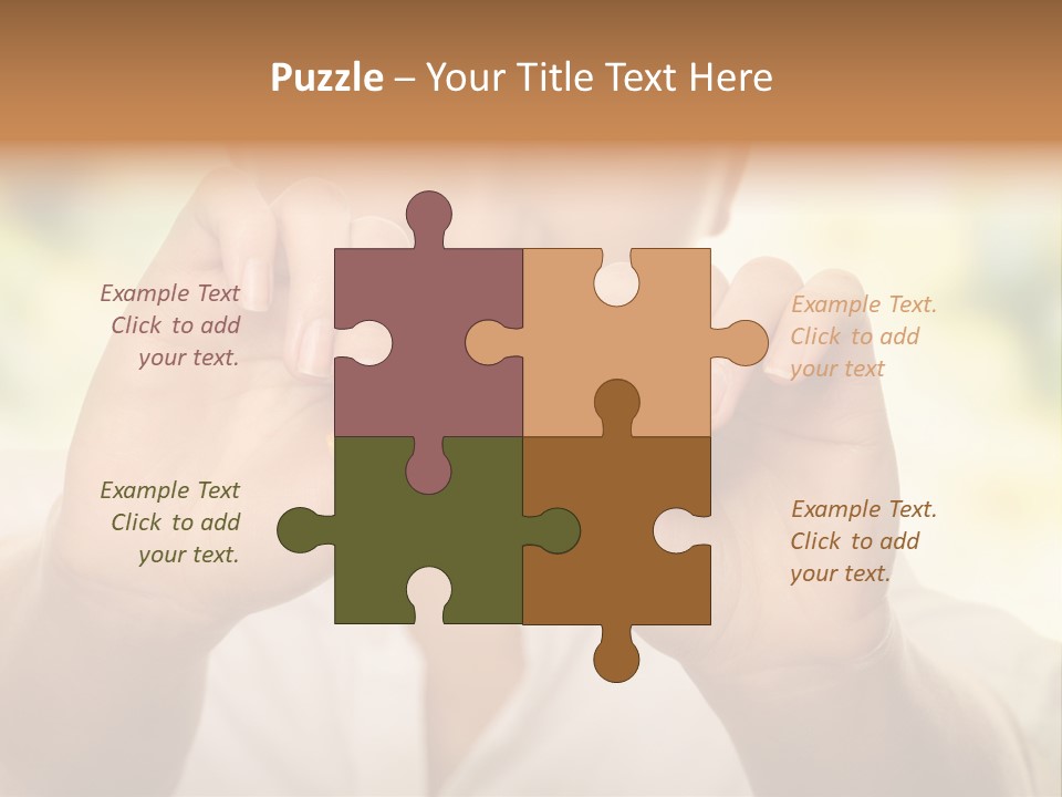 Stress Healthy Caucasian PowerPoint Template