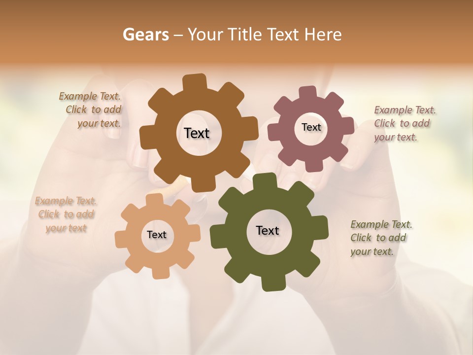 Stress Healthy Caucasian PowerPoint Template