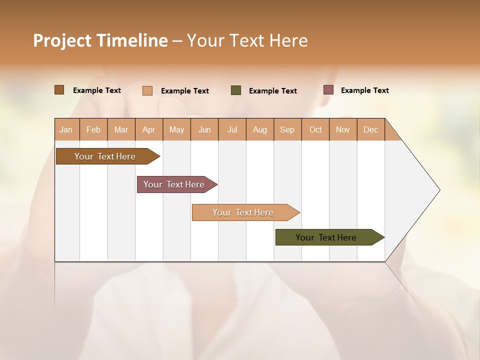 Stress Healthy Caucasian PowerPoint Template