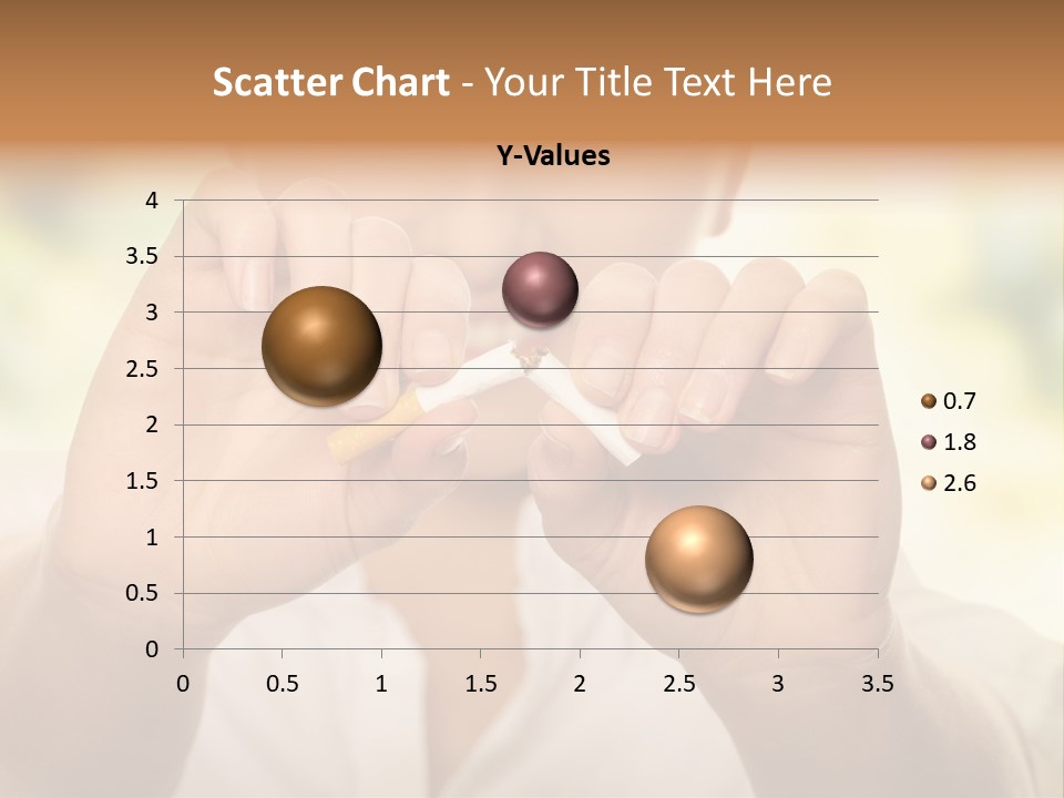Stress Healthy Caucasian PowerPoint Template