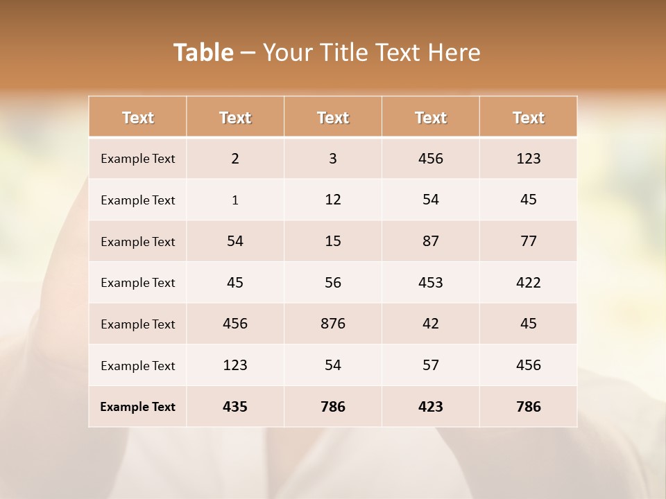 Stress Healthy Caucasian PowerPoint Template