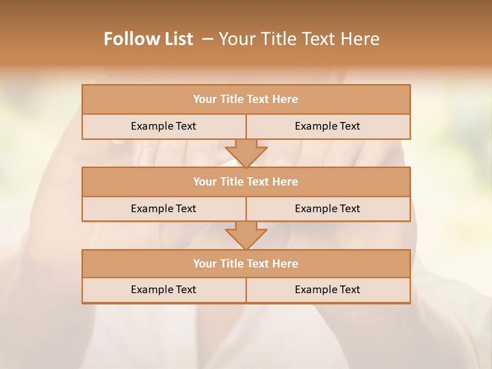 Stress Healthy Caucasian PowerPoint Template