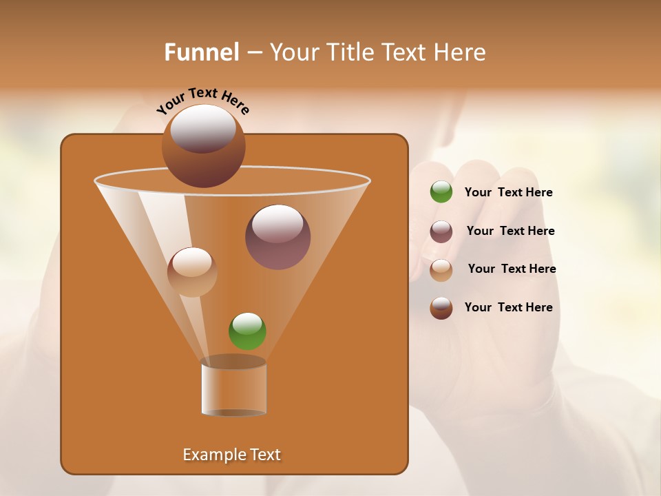 Stress Healthy Caucasian PowerPoint Template