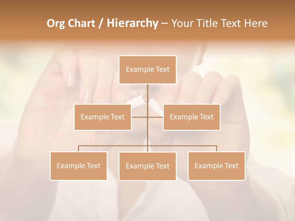 Stress Healthy Caucasian PowerPoint Template