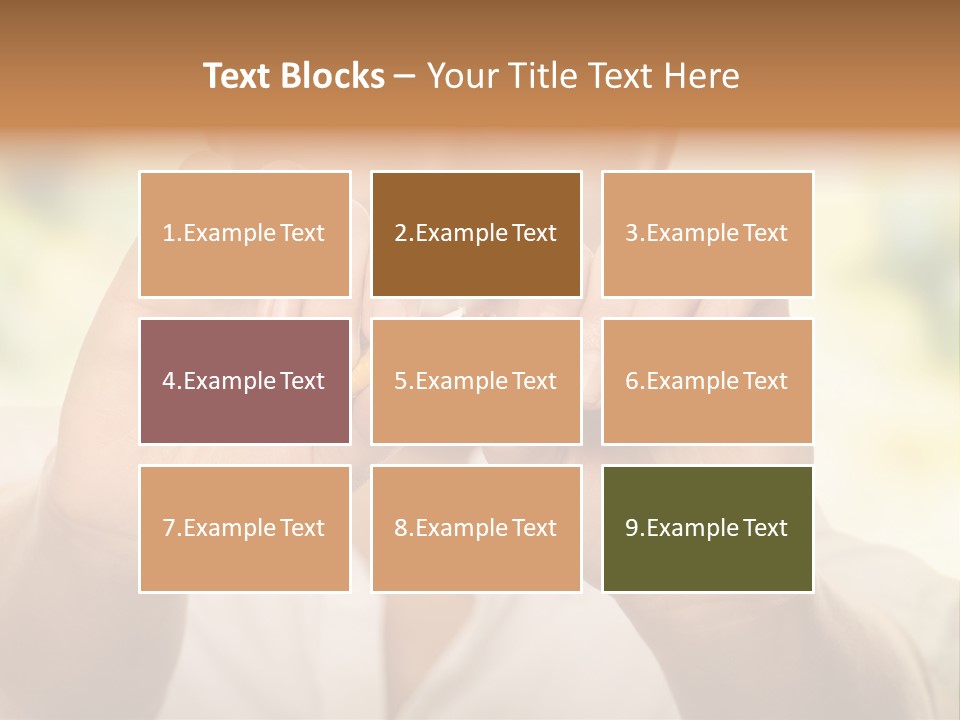 Stress Healthy Caucasian PowerPoint Template