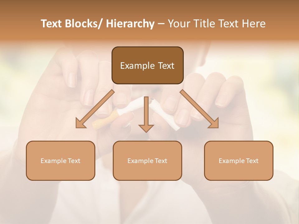 Stress Healthy Caucasian PowerPoint Template