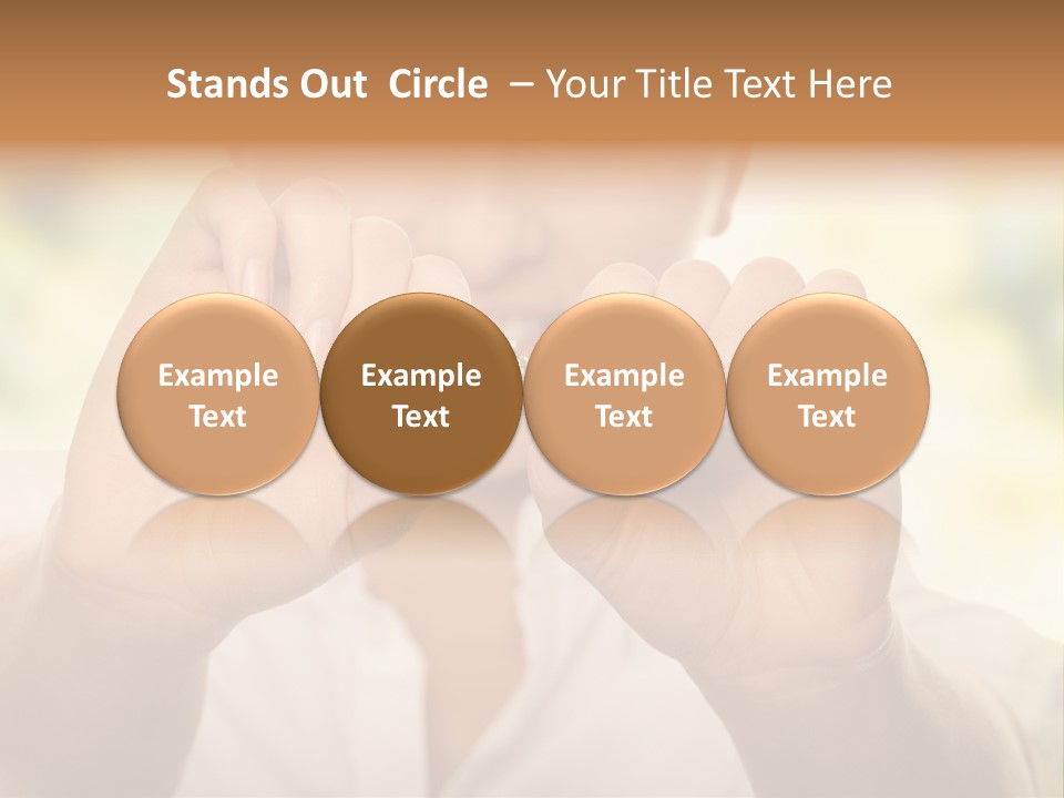 Stress Healthy Caucasian PowerPoint Template