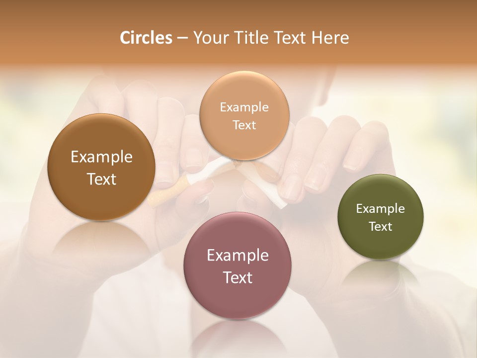 Stress Healthy Caucasian PowerPoint Template
