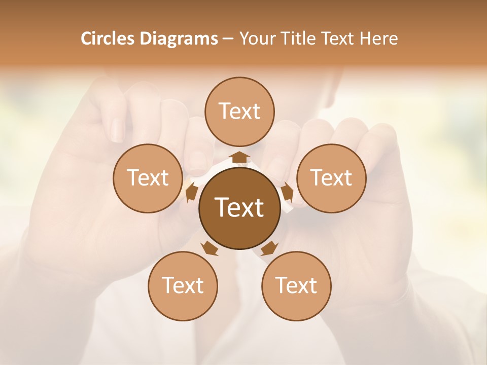 Stress Healthy Caucasian PowerPoint Template