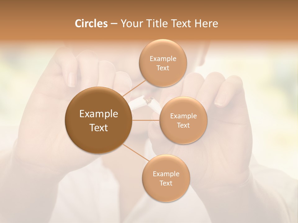 Stress Healthy Caucasian PowerPoint Template