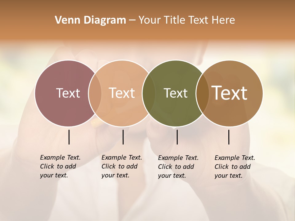 Stress Healthy Caucasian PowerPoint Template