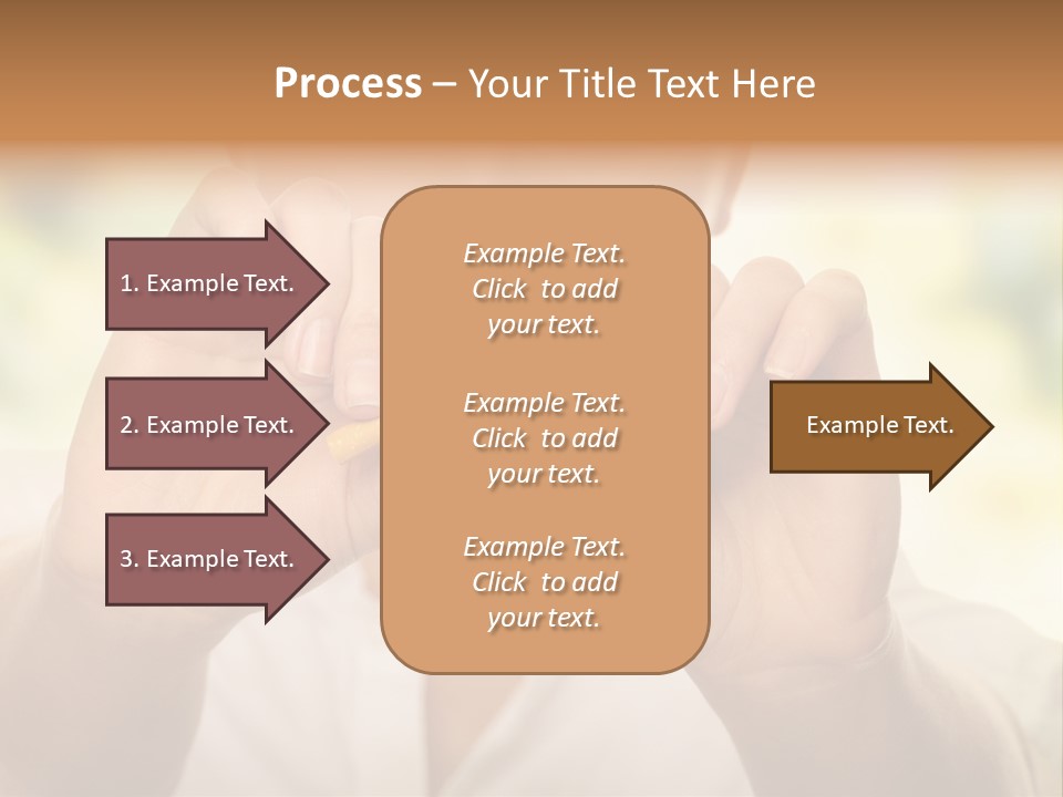 Stress Healthy Caucasian PowerPoint Template