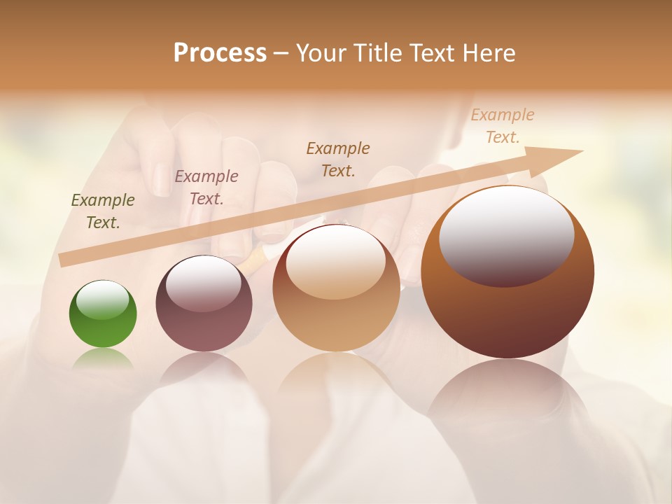Stress Healthy Caucasian PowerPoint Template