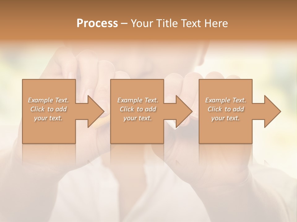 Stress Healthy Caucasian PowerPoint Template