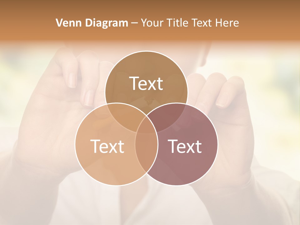 Stress Healthy Caucasian PowerPoint Template