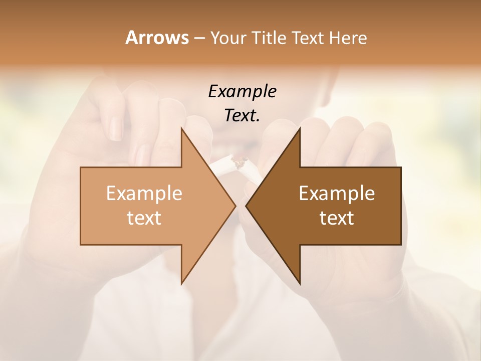Stress Healthy Caucasian PowerPoint Template