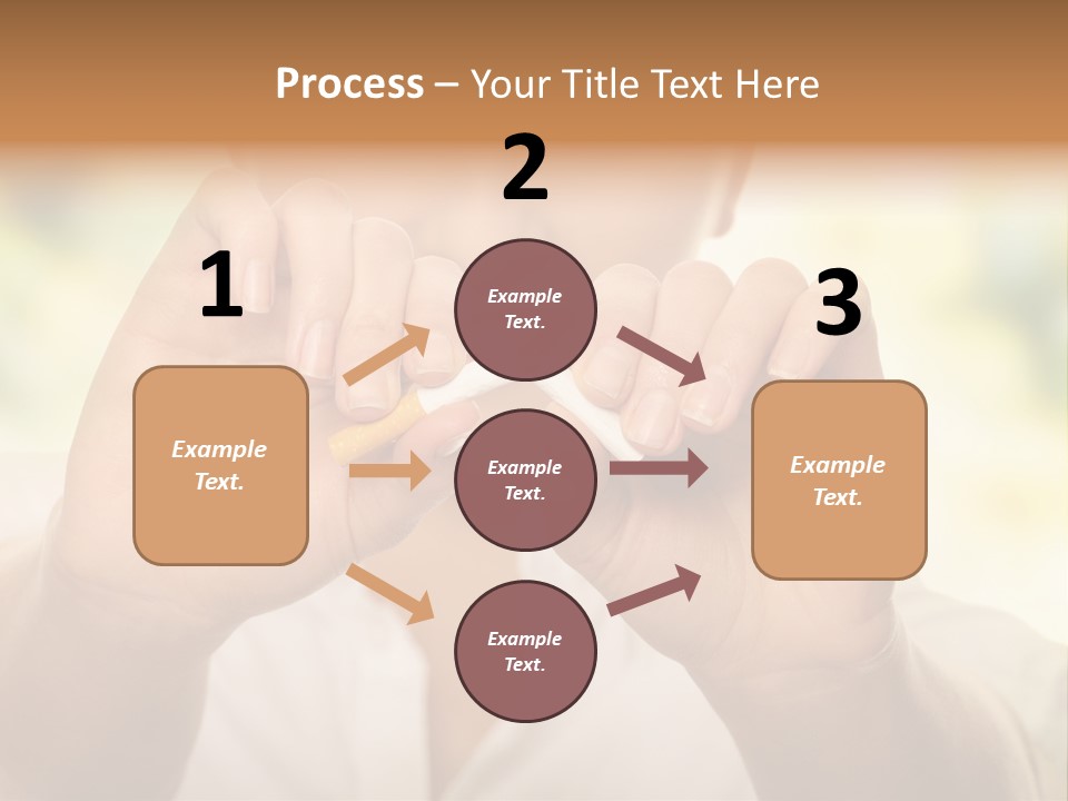 Stress Healthy Caucasian PowerPoint Template