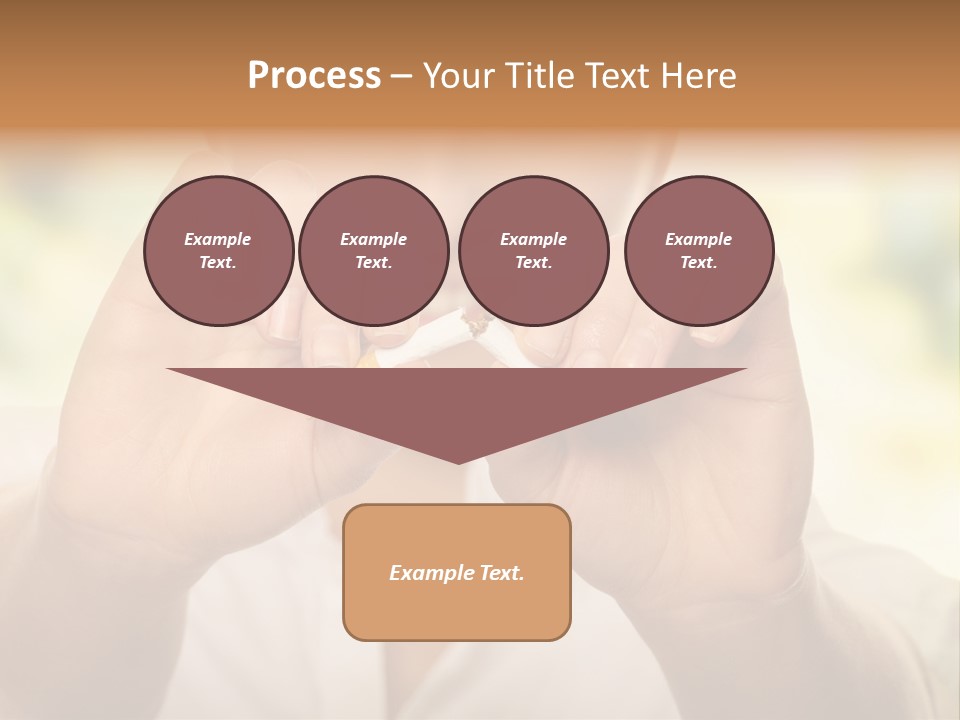 Stress Healthy Caucasian PowerPoint Template