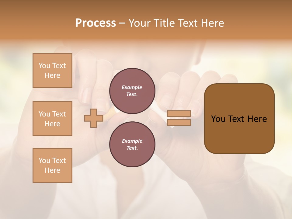 Stress Healthy Caucasian PowerPoint Template