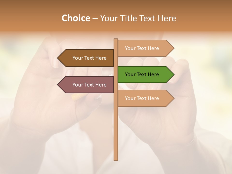 Stress Healthy Caucasian PowerPoint Template
