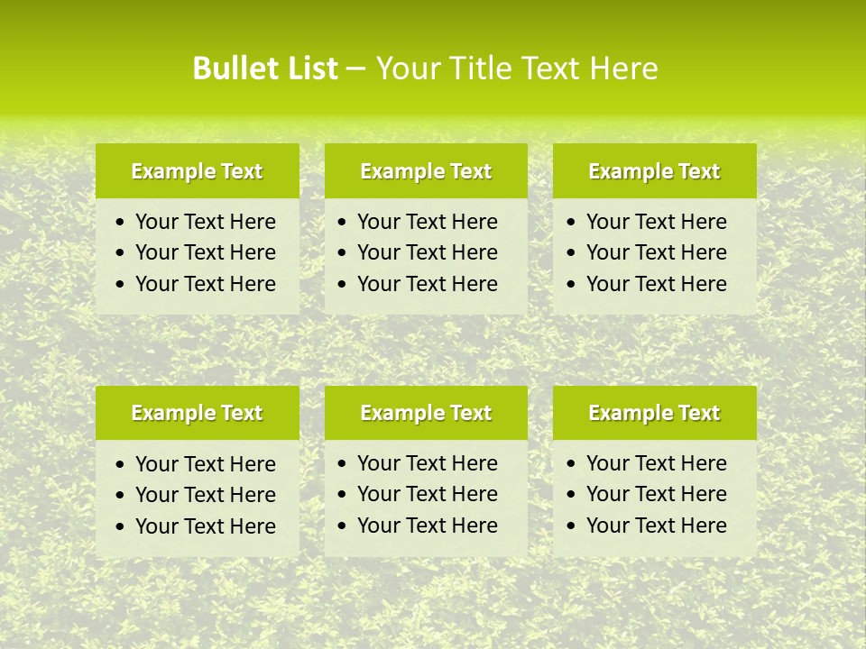 Green Eco Lush PowerPoint Template