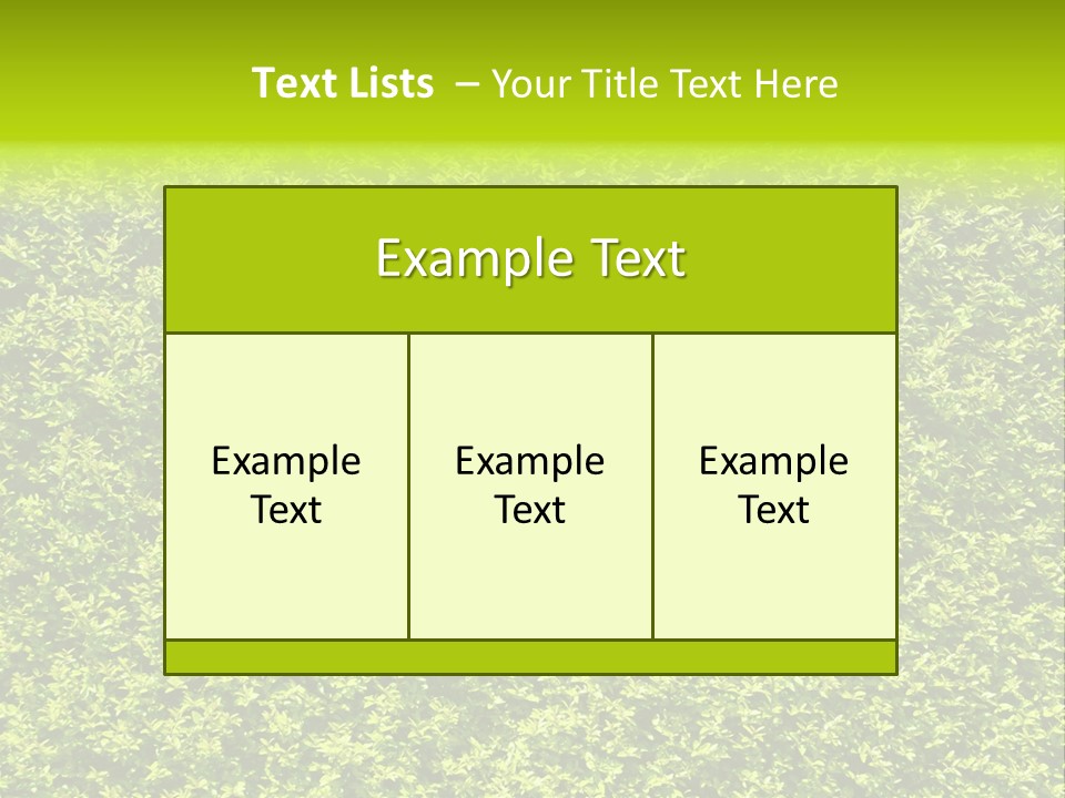 Green Eco Lush PowerPoint Template
