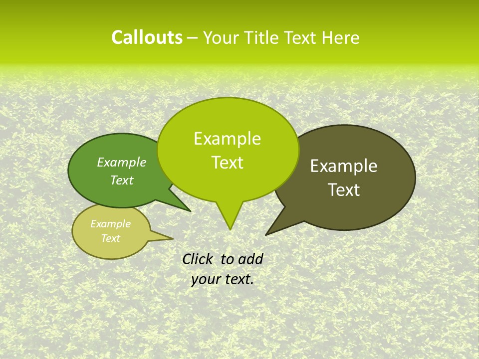 Green Eco Lush PowerPoint Template