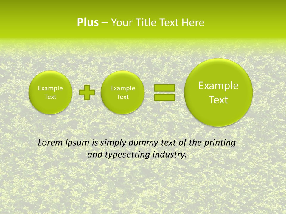 Green Eco Lush PowerPoint Template